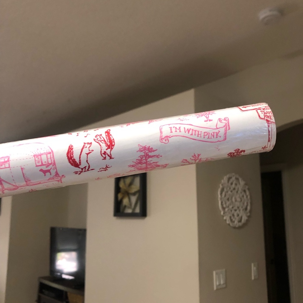 NWT Vintage Victoria’s Secret Pink Roll Wrapping Paper Christmas Birthday
